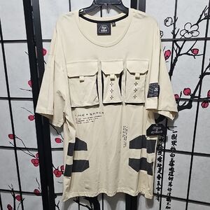Time & Space Graphic T-Shirt Size 3X New